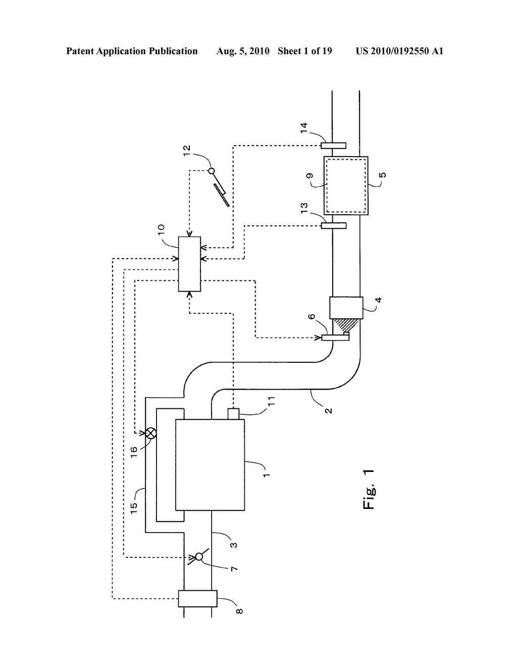 EXHAUST GAS PURIFICATION SYSTEM FOR INTERNAL COMBUSTION ENGINE - diagram, schematic, and image 02