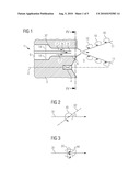 Non-rotational stabilization of the flame of a premixing burner diagram and image