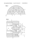 Non-rotational stabilization of the flame of a premixing burner diagram and image