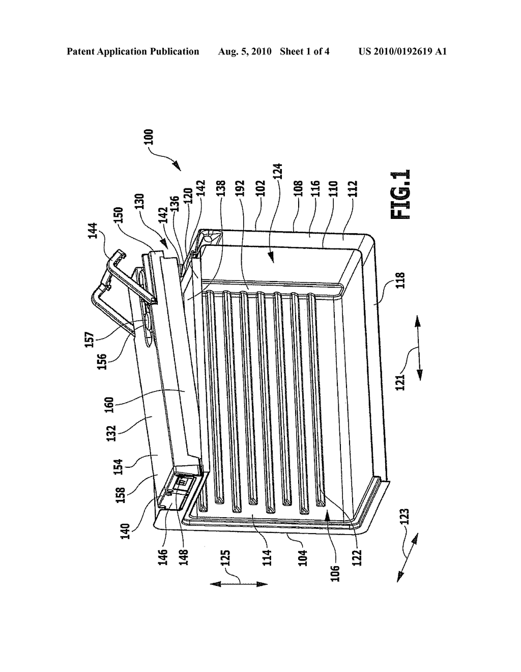 Temperature conditioning device for a food transport container - diagram, schematic, and image 02