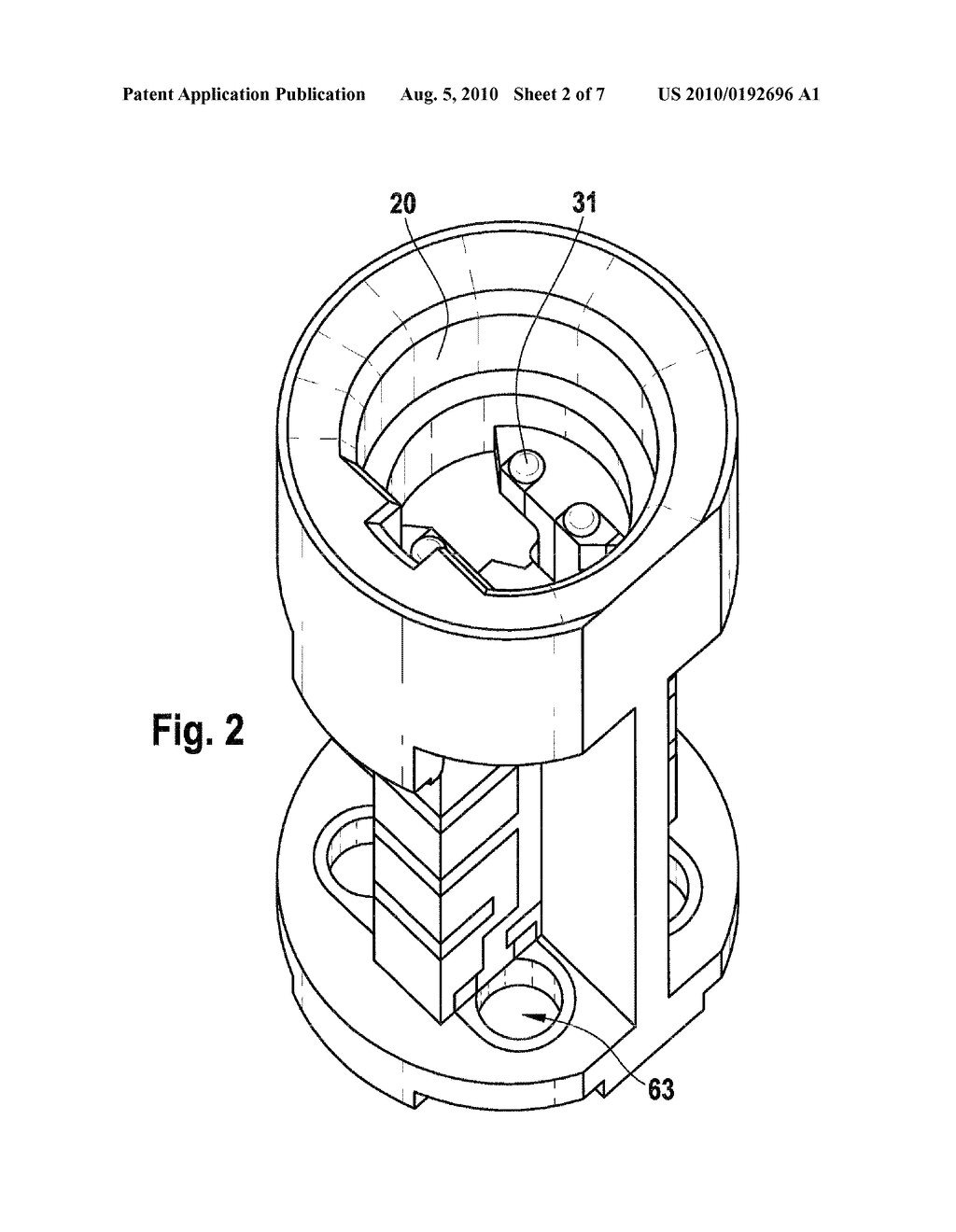 CONNECTION UNIT FOR A PRESSURE MEASURING CELL - diagram, schematic, and image 03