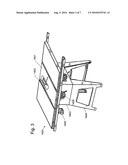 Table saw with improved safety system diagram and image