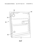 DISHWASHER, A DOOR ASSEMBLY FOR THE DISHWASHER, AND AN ASSOCIATED METHOD FOR DRYING DISHWARE diagram and image