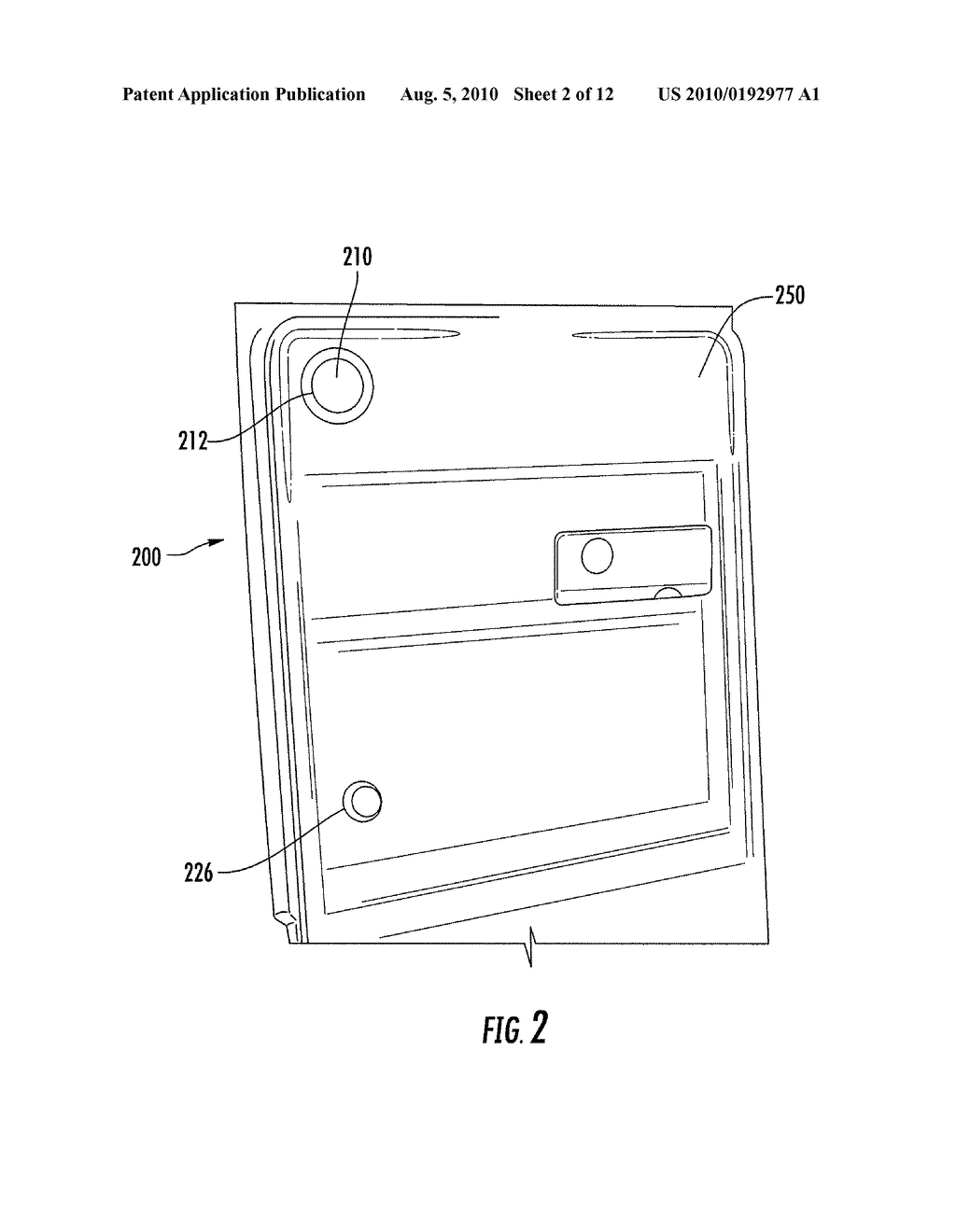 DISHWASHER, A DOOR ASSEMBLY FOR THE DISHWASHER, AND AN ASSOCIATED METHOD FOR DRYING DISHWARE - diagram, schematic, and image 03