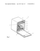 DISHWASHER WITH DRIVEN ROTATABLE SPRAY ARM diagram and image