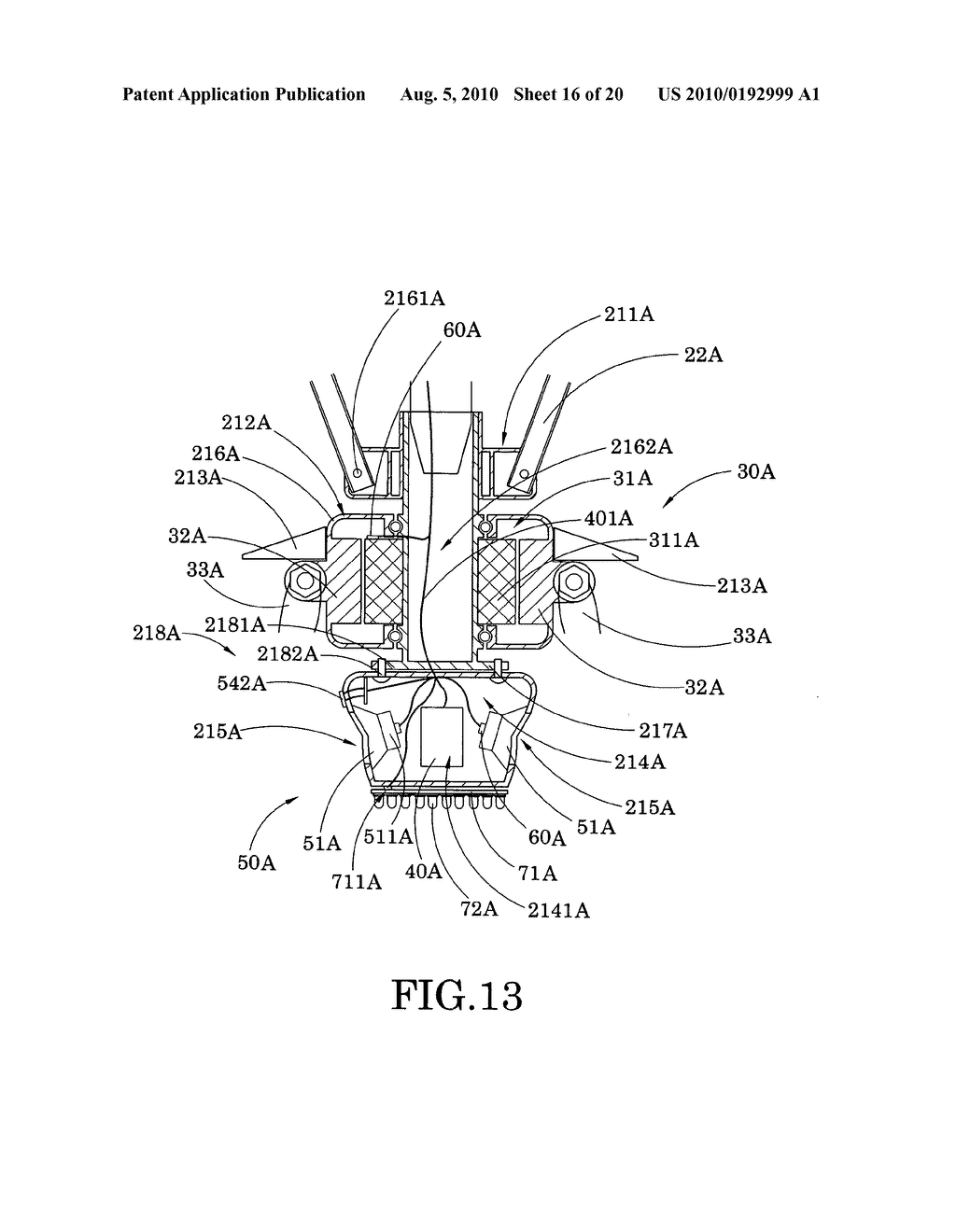 Outdoor umbrella with built-in electro control panel - diagram, schematic, and image 17