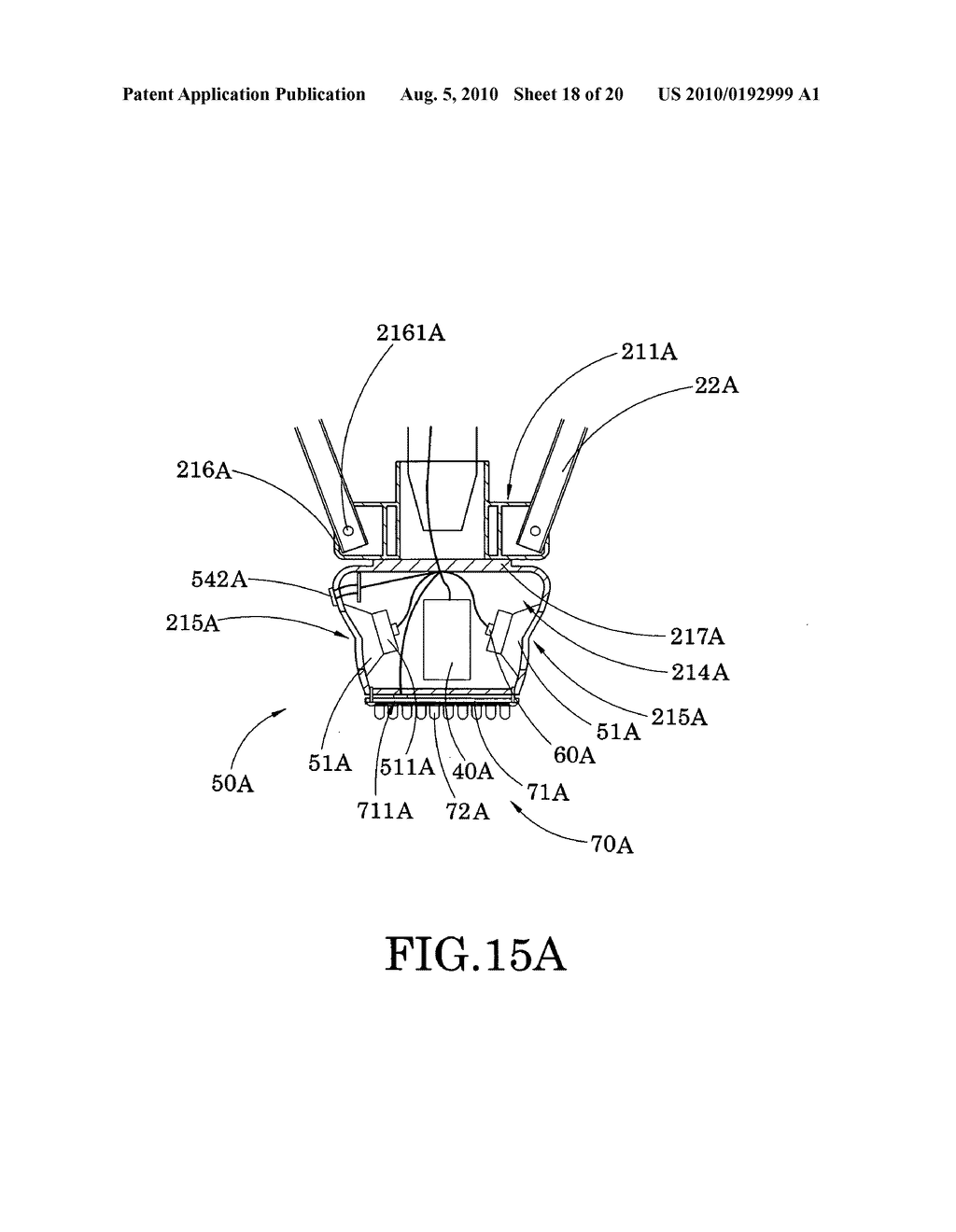 Outdoor umbrella with built-in electro control panel - diagram, schematic, and image 19