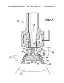 Fire Suppression System Using Emitter with Closed End Cavity Deflector diagram and image