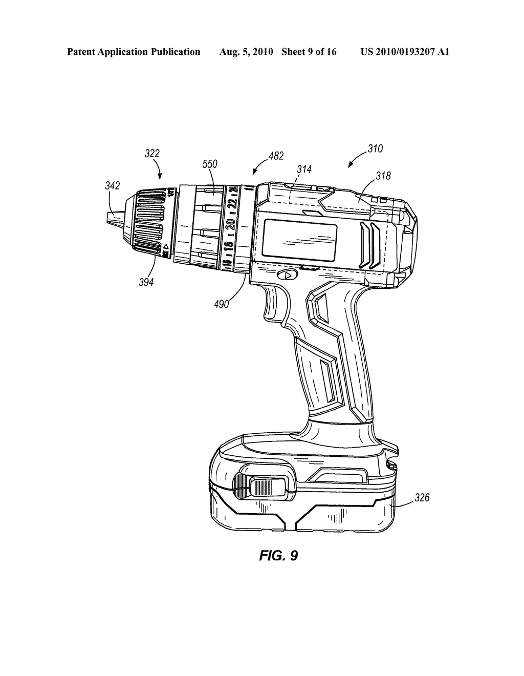 POWER TOOL CHUCK ASSEMBLY WITH HAMMER MECHANISM - diagram, schematic, and image 10