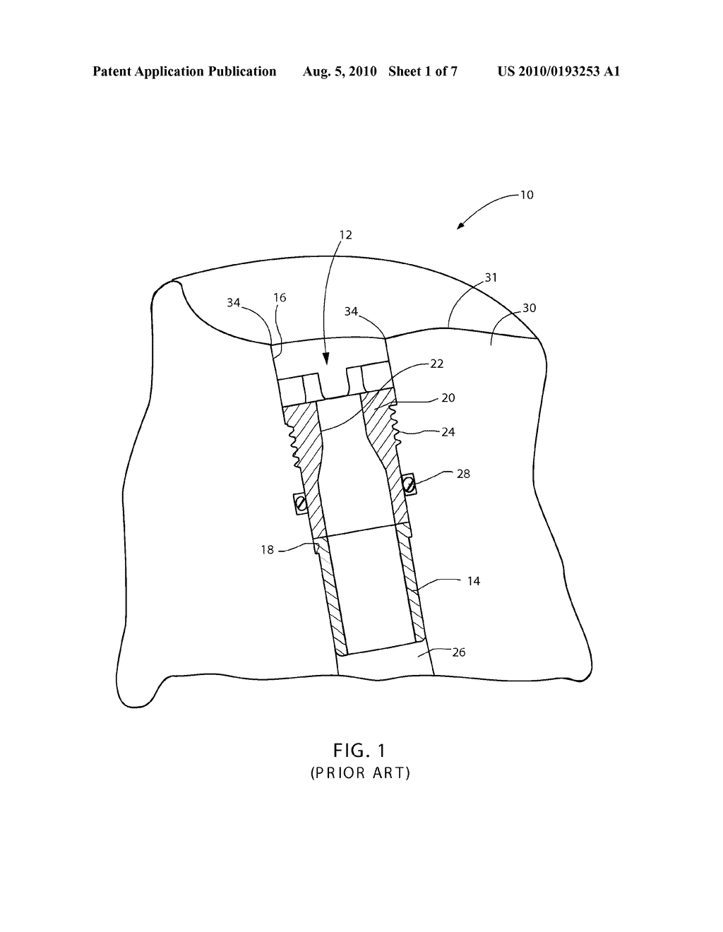 EARTH-BORING TOOLS AND BODIES OF SUCH TOOLS INCLUDING NOZZLE RECESSES, AND METHODS OF FORMING SAME - diagram, schematic, and image 02