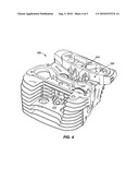 CYLINDER HEAD COOLING SYSTEM FOR A MOTORCYCLE diagram and image