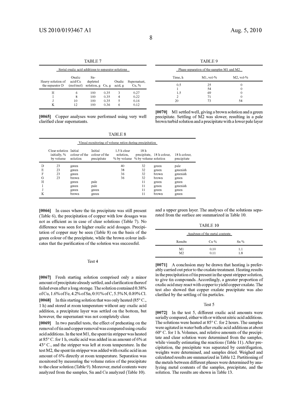 METHOD FOR THE TREATMENT AND REUSE OF A STRIPPER SOLUTION - diagram, schematic, and image 09