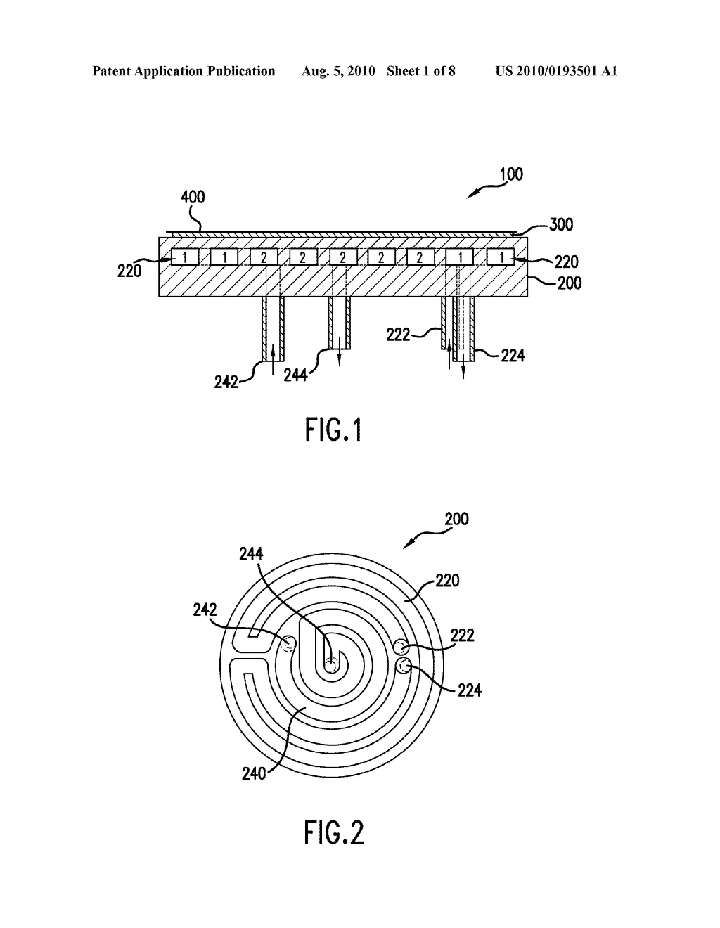 ELECTROSTATIC CHUCK SYSTEM AND PROCESS FOR RADIALLY TUNING THE TEMPERATURE PROFILE ACROSS THE SURFACE OF A SUBSTRATE - diagram, schematic, and image 02