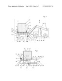 CHOPPER UNIT FOR BALED VEGETABLE MATERIAL SUCH AS STRAW diagram and image