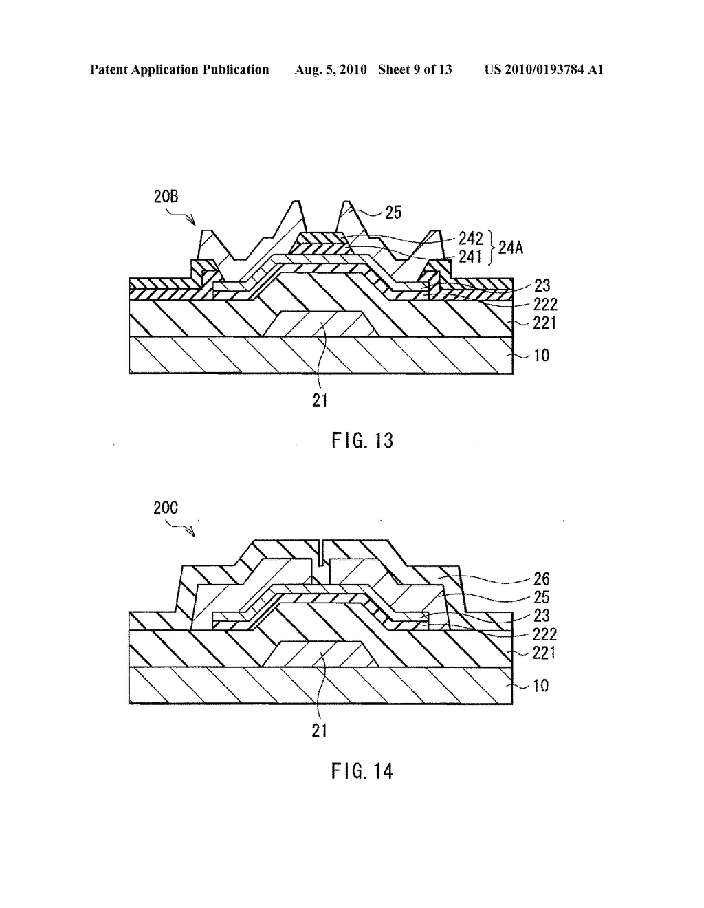 THIN-FILM TRANSISTOR AND DISPLAY DEVICE - diagram, schematic, and image 10