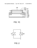 LIGHT EMITTING DIODE STRUCTURE, LED PACKAGING STRUCTURE USING THE SAME AND METHOD OF FORMING THE SAME diagram and image