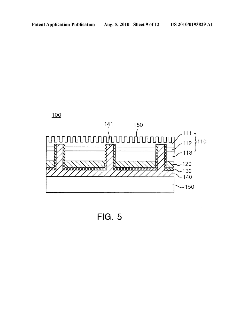 SEMICONDUCTOR LIGHT EMITTING DEVICE, METHOD OF MANUFACTURING THE SAME, AND SEMICONDUCTOR LIGHT EMITTING DEVICE PACKAGE USING THE SAME - diagram, schematic, and image 10