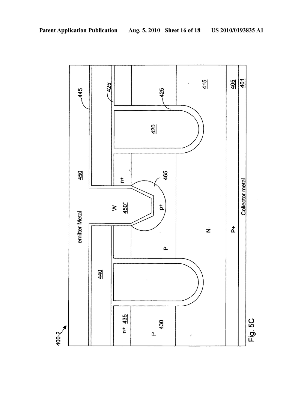 Trench insulated gate bipolar transistor (GBT) with improved emitter-base contacts and metal schemes - diagram, schematic, and image 17