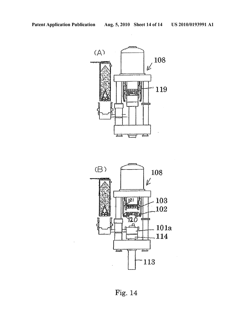 EQUIPMENT FOR MOLDING MOLD WITH MOLDING FLASK AND METHOD FOR MOLDING MOLD WITH MOLDING FLASK - diagram, schematic, and image 15