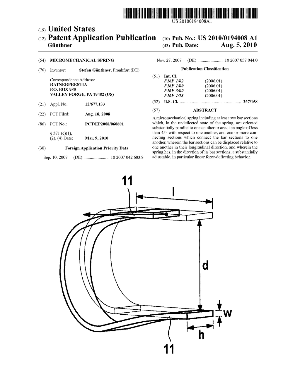 MICROMECHANICAL SPRING - diagram, schematic, and image 01