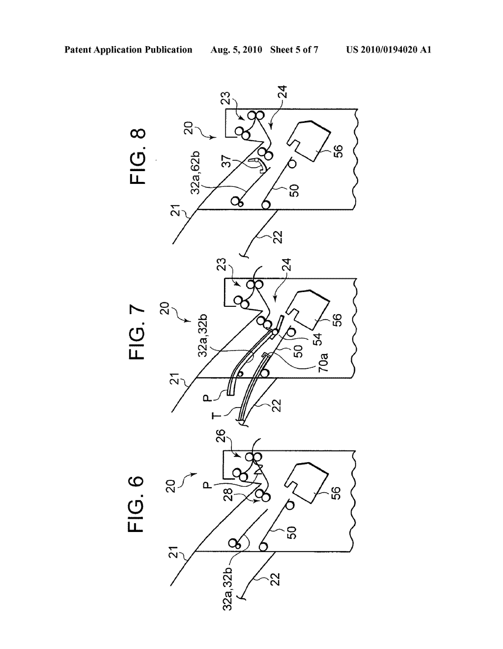 SHEET CARRYING METHOD FOR SHEET FINISHING DEVICE - diagram, schematic, and image 06