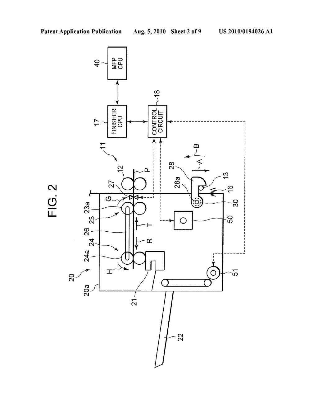 PAPER JAM REMOVAL MECHANISM FOR SHEET FINISHING PROCESS DEVICE - diagram, schematic, and image 03