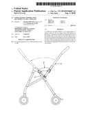 STROLLER PART ASSEMBLY FOR A REVERSIBLE HANDLE STROLLER diagram and image