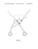 STROLLER PART ASSEMBLY FOR A REVERSIBLE HANDLE STROLLER diagram and image