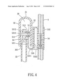 STROLLER PART ASSEMBLY FOR A REVERSIBLE HANDLE STROLLER diagram and image