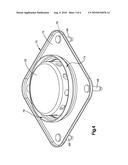 Inflatable vehicle occupant protection device with inflation fluid deflector diagram and image