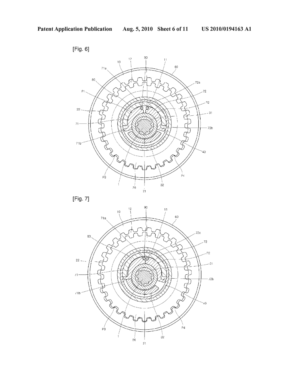 RECLINING DEVICE OF SEAT FOR VEHICLE - diagram, schematic, and image 07