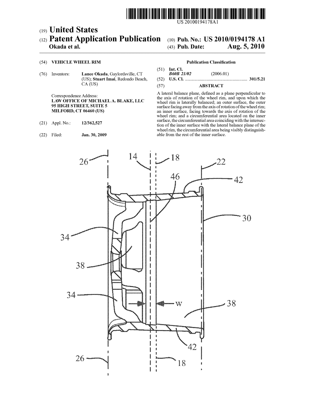 Vehicle Wheel Rim - diagram, schematic, and image 01