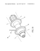 Bicycle hub assembly diagram and image