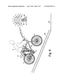 Bicycle safety apparatus diagram and image