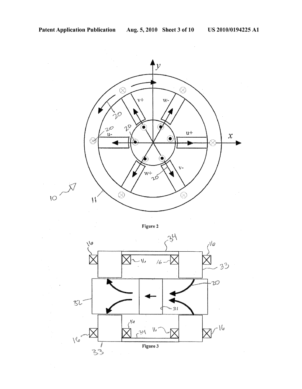 Self Sensing Integrated System and Method for Determining the Position of a Shaft in a Magnetic Bearing - diagram, schematic, and image 04