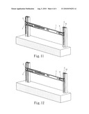 Tool-free rapid assembly/disassembly slide rail device diagram and image