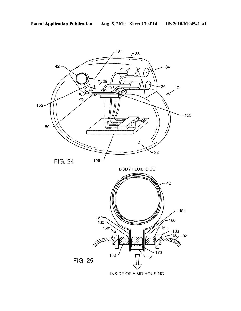 HERMETICALLY SEALED RFID MICROELECTRONIC CHIP CONNECTED TO A BIOCOMPATIBLE RFID ANTENNA - diagram, schematic, and image 14