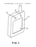 Display device for two-way anti-theft remote controller diagram and image