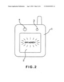 Display device for two-way anti-theft remote controller diagram and image