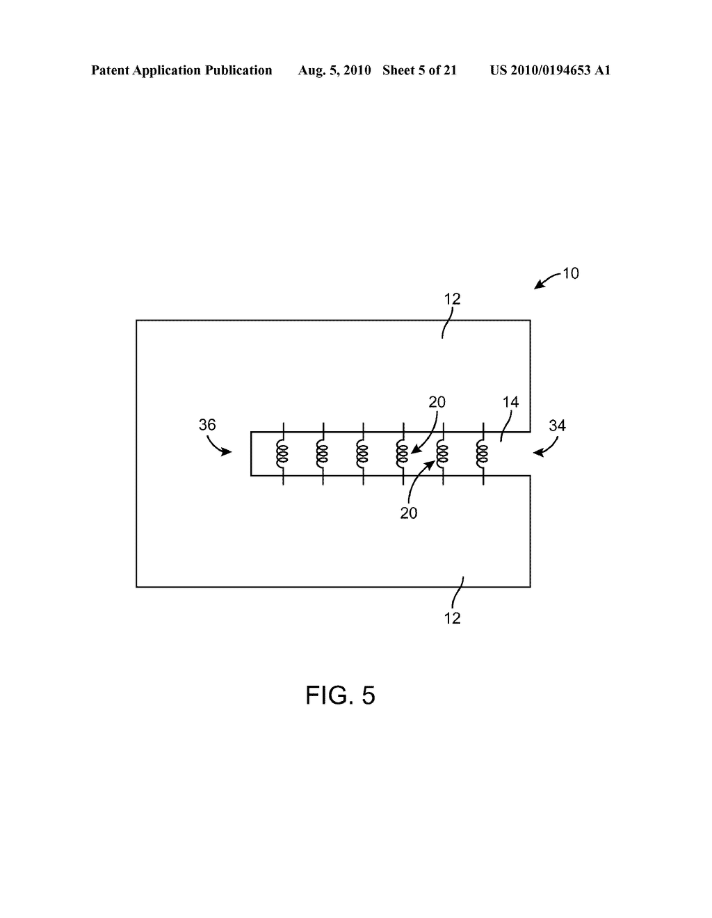 ANTENNAS WITH PERIODIC SHUNT INDUCTORS - diagram, schematic, and image 06