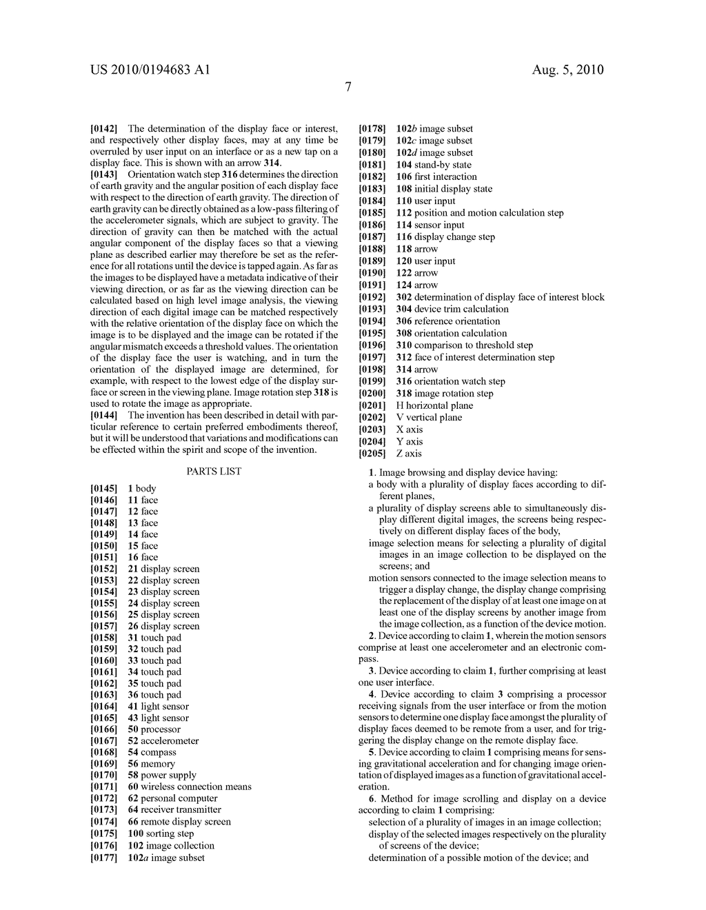 MULTIPLE SCREEN DISPLAY DEVICE AND METHOD - diagram, schematic, and image 12