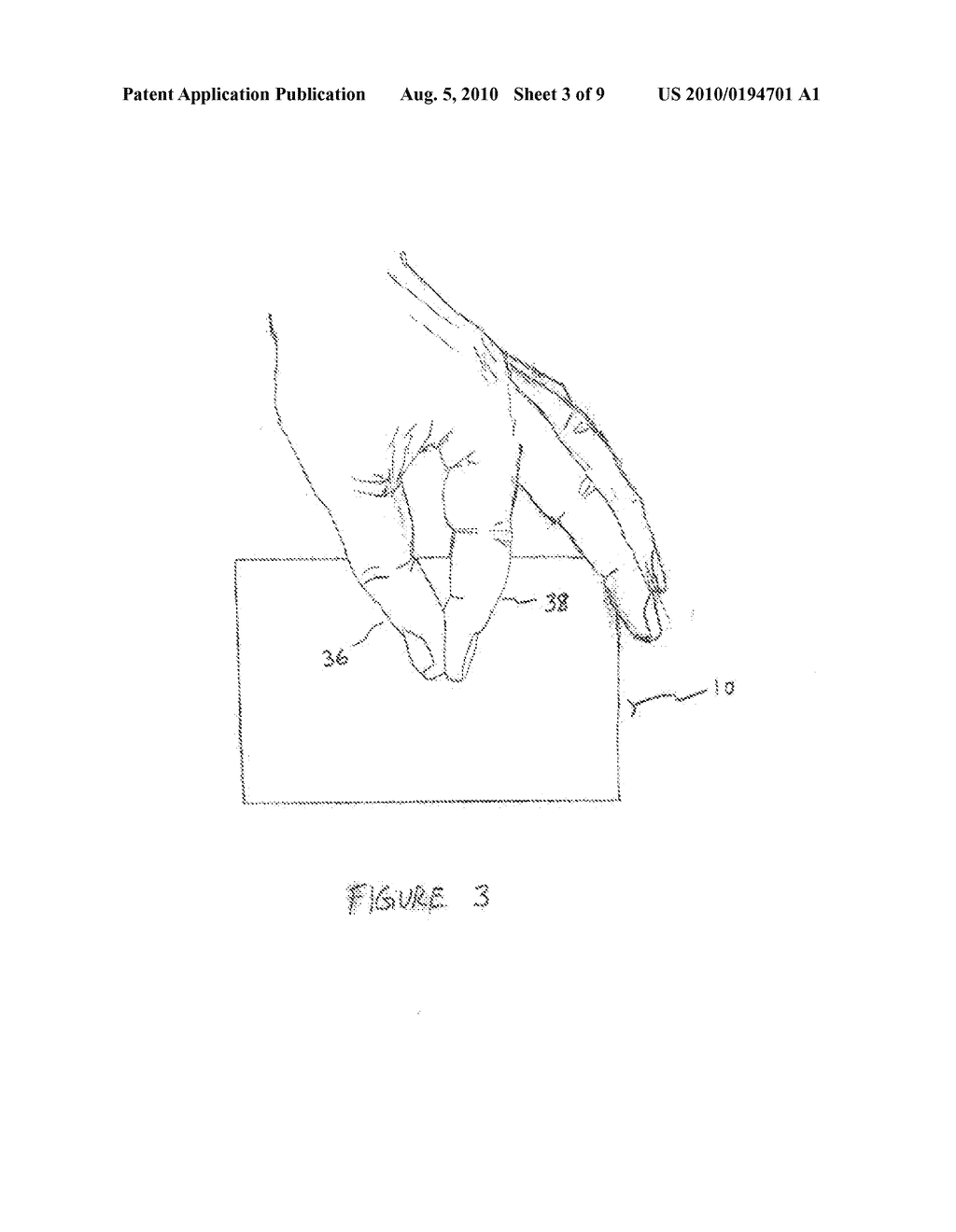 METHOD OF RECOGNIZING A MULTI-TOUCH AREA ROTATION GESTURE - diagram, schematic, and image 04