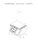 MOBILE TERMINAL HAVING DUAL TOUCH SCREEN AND METHOD FOR DISPLAYING USER INTERFACE THEREOF diagram and image