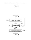 MOBILE TERMINAL HAVING DUAL TOUCH SCREEN AND METHOD FOR DISPLAYING USER INTERFACE THEREOF diagram and image