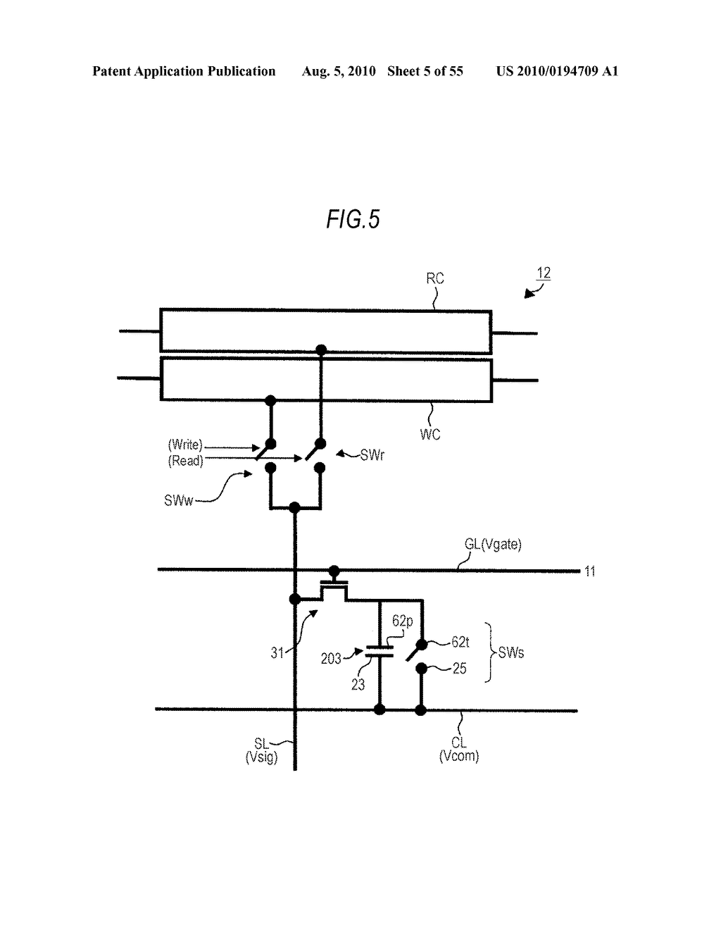 LIQUID CRYSTAL DISPLAY DEVICE, MANUFACTURING METHOD OF LIQUID CRYSTAL DISPLAY DEVICE, DISPLAY DEVICE AND INFORMATION INPUT APPARATUS - diagram, schematic, and image 06