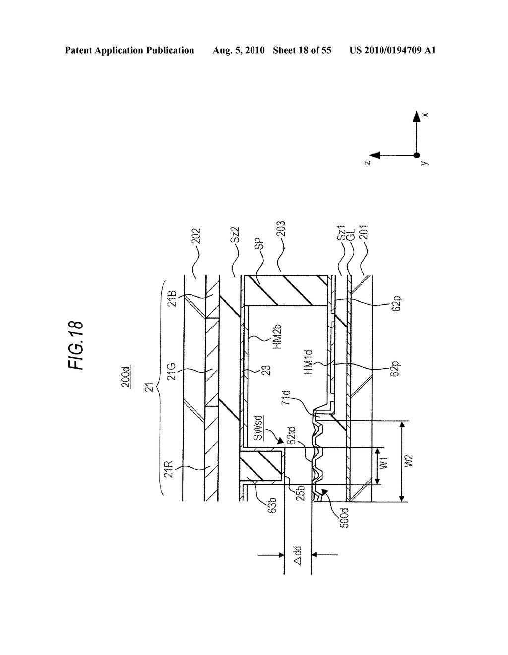 LIQUID CRYSTAL DISPLAY DEVICE, MANUFACTURING METHOD OF LIQUID CRYSTAL DISPLAY DEVICE, DISPLAY DEVICE AND INFORMATION INPUT APPARATUS - diagram, schematic, and image 19