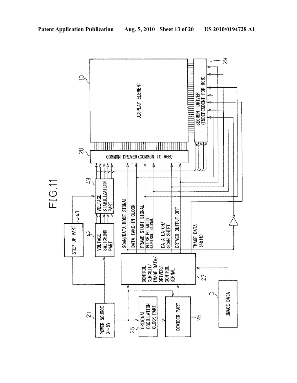 CHOLESTERIC LIQUID CRYSTAL DISPLAY DEVICE - diagram, schematic, and image 14