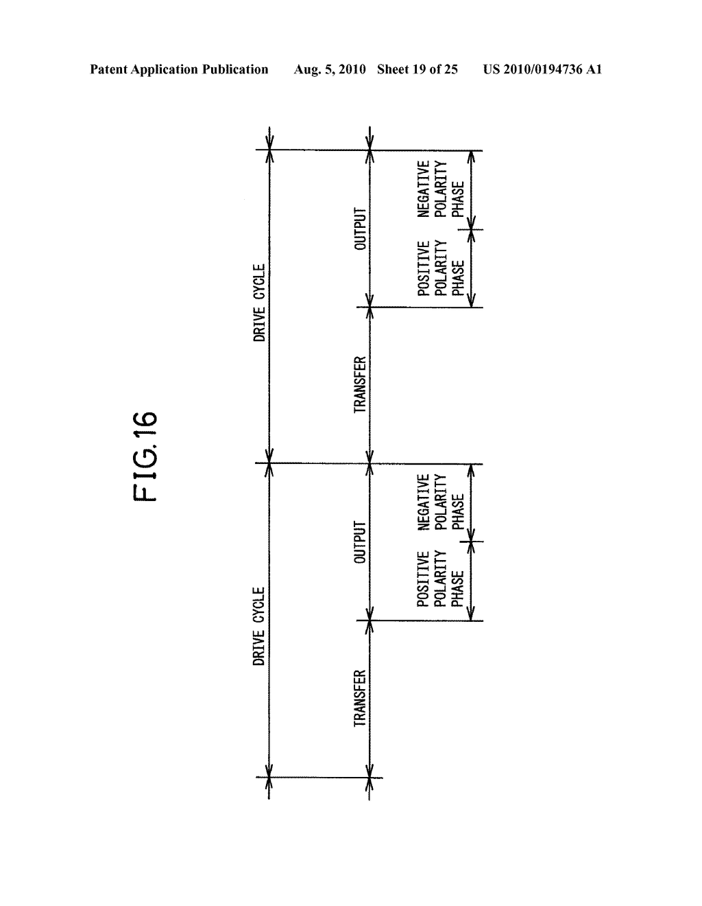 DISPLAY DEVICE HAVING DISPLAY ELEMENT OF SIMPLE MATRIX TYPE, DRIVING METHOD OF THE SAME AND SIMPLE MATRIX DRIVER - diagram, schematic, and image 20