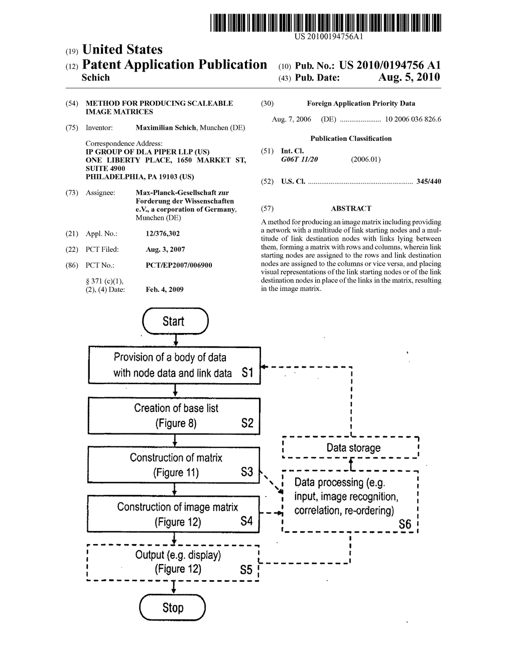 METHOD FOR PRODUCING SCALEABLE IMAGE MATRICES - diagram, schematic, and image 01