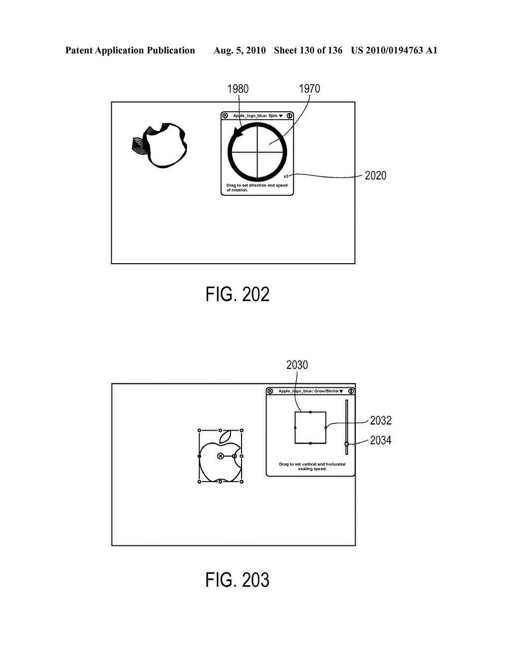 User Interface for Controlling Animation of an Object - diagram, schematic, and image 131